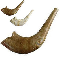 Real Looking Plastic Toy Shofar - with Embeded Noisemaker!