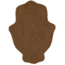 Large Wood MDF Hamsa with Beveled Contour 6.5" tall