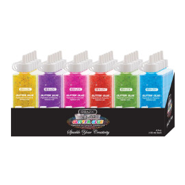 4 oz Celestial Series Glitter Glue - Pack of 6 Colors
