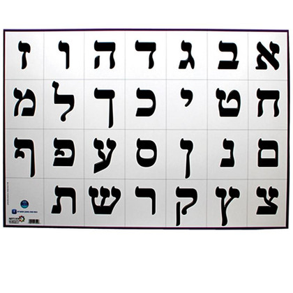 Hebrew alphabet cursive Hebrew alphabet cursive picture
