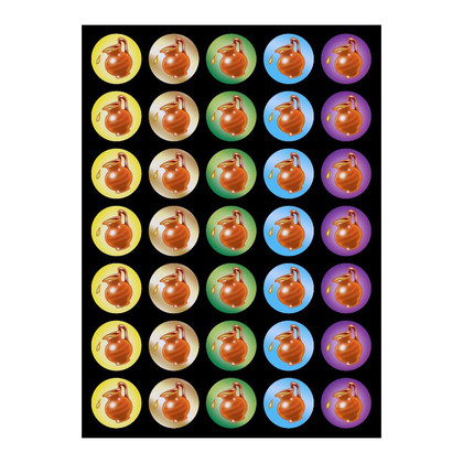 Chanukah Oil Jars Stickers