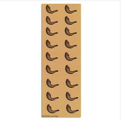 Mini Die-Cut Shofar Stickers