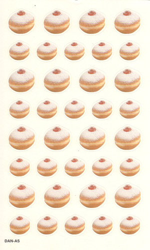 Donuts Stickers Various sizes, 36 donuts in each sheet 8 Sheets