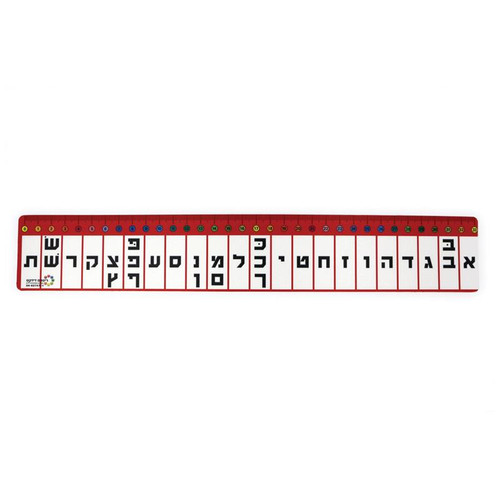 Hebrew Aleph Bet (Hebrew Alphabet) Rulers