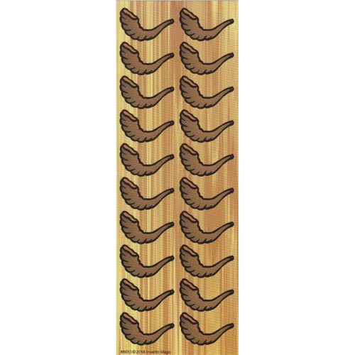 Small Die-Cut Shofar Stickers