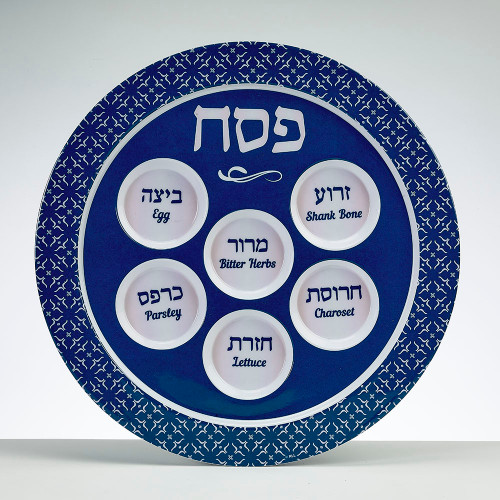 Classic Melamine Seder Plate