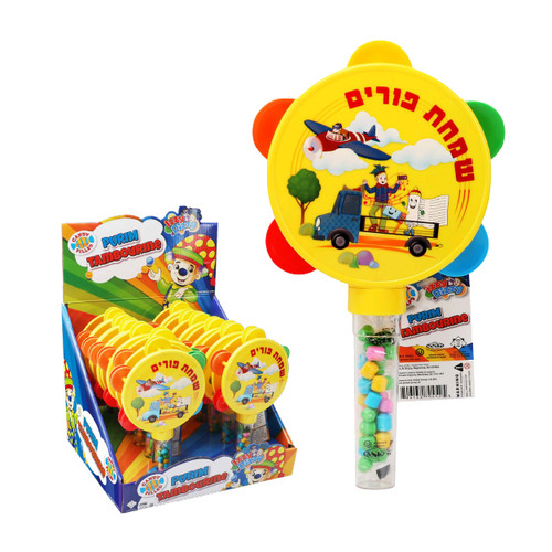 Candy Filled Purim Tambourine
