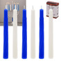 Blue & White Chanukah Candles (44 Candles)