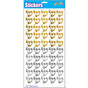 Gold-Silver "Shaday" (Shin) Metallic Stickers 1 Sheet 