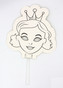 Queen Esther Card-Stock Mask with Handle for Coloring