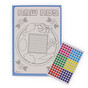 10 Color & Stick Passover Sameach Craft with Gem Stickers