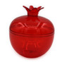 Rimon B'Dvash Translucent Plastic Red Pomegranate Container
