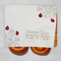 White Rosh Hashana Challah Cover, With Gold Embroidery