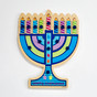 Menorah Shaped Wood Inlay Puzzle