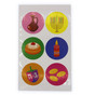 Large Chanukah Symbols Stickers 8 Sheets