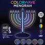 Colorwave LED Menorah With Color Changing Lights