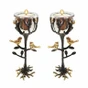 Emanuel Brass Candlesticks- Tree Of Life