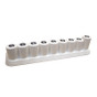 Kotel Plaster Menorah for painting UNPAINTED from BACK