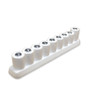 Gelt & Dreidels Plaster Menorah for painting from BACK