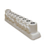 Gelt & Dreidels Plaster Menorah for painting TILTED RIGHT