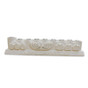 Plaster Menorah for painting from FRONT