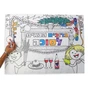 Large Sukkot "Welcome to the Sukkah" Sign Poster for Coloring being colored