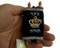 Mini Torah Scroll compared to hand size