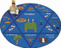 Jewish Celebrations Carpet Rug