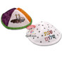 D-I-Y Pre-printed White Kippah Coloring Craft Project
