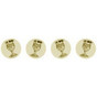 Gold Tiny Kiddush Cups Stickers
