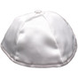 Dozen White Satin Lined Yarmukles (Kippahs)