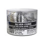 70 Chanukah Silver Chocolate Coins in a Tub