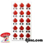 glittery pomegranates & gems stickers for Rosh HaShanah, the Jewish new year.