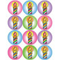 Colorful Chanukah Candles Stickers