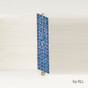 Blue Glitter Enamel Mezuzah