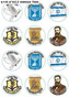 Atzmaut - Israel Independence Symbols Stickers