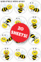 Honey Bees Stickers for Rosh HaShana