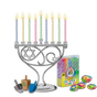 Candle Menorah Set Mini