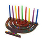 Flat Menorah Shaped Hanukkah Menorah DIY Craft Project Flat Menorah Shaped Hanukkah Menorah DIY Craft Project