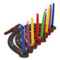 Flat Menorah Shaped Hanukkah Menorah DIY Craft Project Flat Menorah Shaped Hanukkah Menorah DIY Craft Project