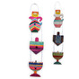 Chanukah Wooden Menorah, Dreidel, Kad Wall Hanging for Decoration