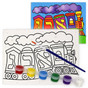 Aleph Bet Canvas Art Kit with Paints & Brush