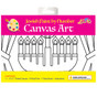 Chanukah Menorah Canvas Art Kit