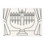 Chanukah Menorah Canvas Art Kit