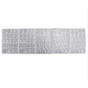 Aleph Bet Large Silver Glitter 3D Die Cut Stickers