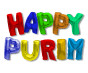 Happy Purim Balloon Bunting