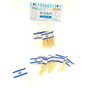Israeli Flags on Toothpicks in a bag