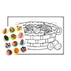 Dried Fruits Basket + Stickers Arts and Craft (36) 