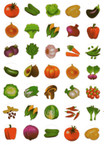 Vegetables Stickers