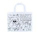 Color your own Purim Bag Hamntash Design - Front